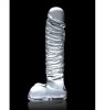 Icicles szklane dildo - No. 63 sztuczny penis (przezroczysty) Icicles szklane dildo - No. 63 sztuczny penis (przezroczysty)